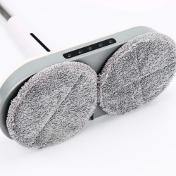 Mop Electric Fara Fir Eluxio, LED, Curatare Inteligenta cu Lavete rotative, Rezervor de Apa 200 ml, autonomie 40-50 min