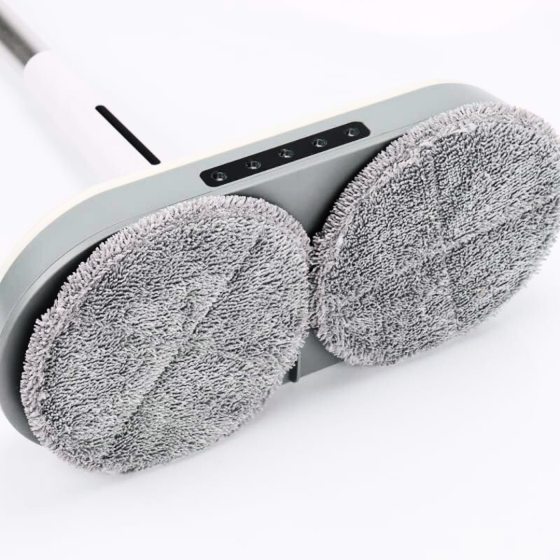 Mop Electric Fara Fir Eluxio, LED, Curatare Inteligenta cu Lavete rotative, Rezervor de Apa 200 ml, autonomie 40-50 min