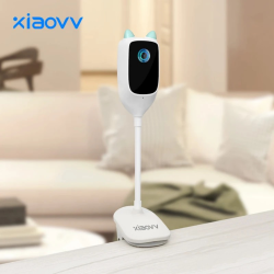 Camera video smart bebelusi Xiaovv Baby Monitor, Aplicatie mobila, Night vision, Detectare plans si miscare