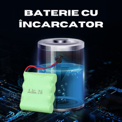 Masina cu telecomanda pentru copii, masinuta de cascadorie, de drift cu rotire la 360 grade si rasturnari de 180 grade, albastru