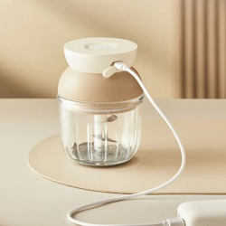 Tocator Electric USB, Mini Robot de Bucatarie pentru maruntire, Portabil si Reincarcabil