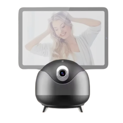 Suport Inteligent pentru Filmare si Live Streaming cu Rotire 360°, Eluxio, Urmarire Automata AI si Rotatie Dubla pe Axe