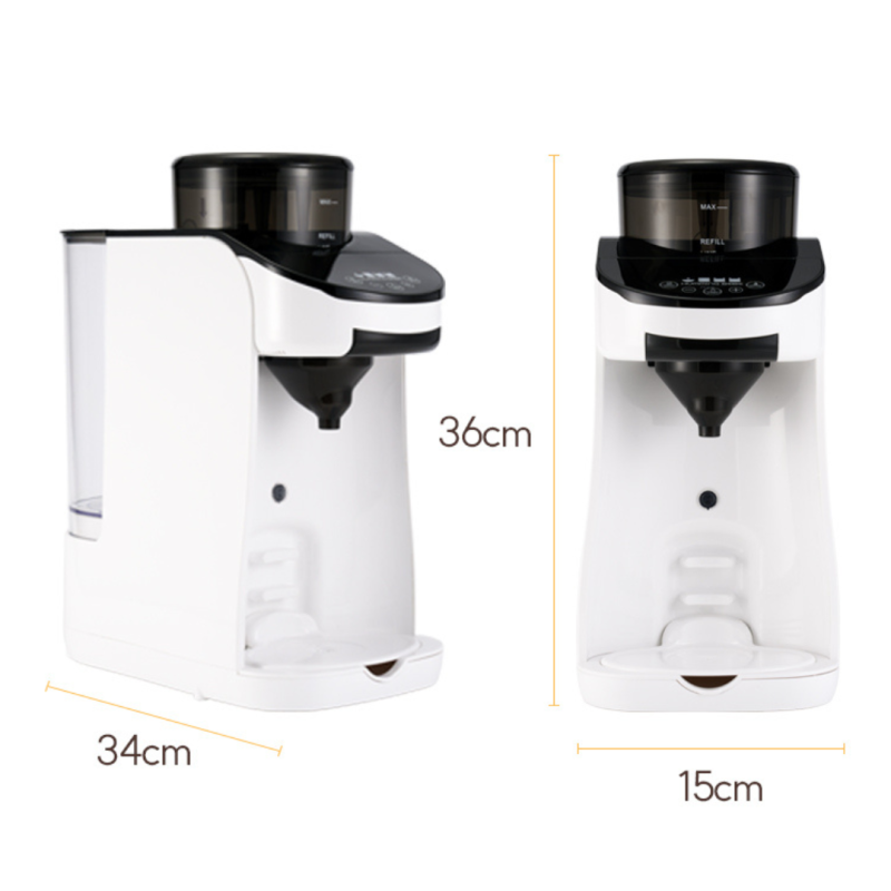 Aparat Automat Smart pentru Prepararea Laptelui Formula Kindy, Mixer Electric cu Incalzire, Dozare Automata