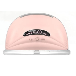 Pompa de san electrica KINDY 3 moduri de lucru cu 12 nivele de intensitate, cu functie masaj, display LED, 360ml, roz