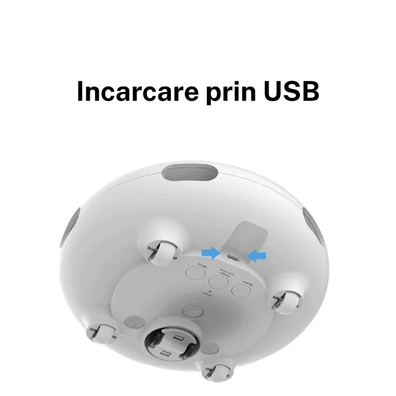 Jucarie pentru pisici UFO electonica, incarcare USB