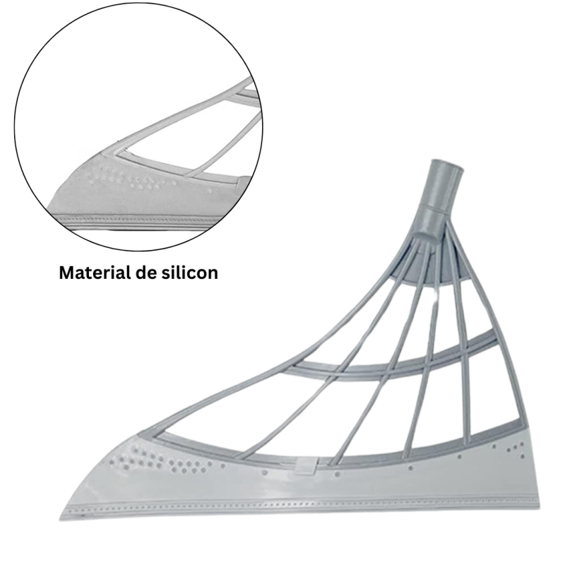 Matura Multifunctionala, Flexibila, Pentru Geamuri/Gresie/Parchet/Marmura, Material Silicon, Gri