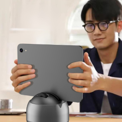 Suport Inteligent pentru Filmare si Live Streaming cu Rotire 360°, Eluxio | Urmarire Automata AI si Rotatie Dubla pe Axe