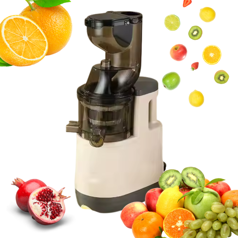 Storcator fructe si legume cu presare la rece, deschidere mare 7 inch, bej, 300W