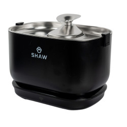 Fantana de apa smart SHAW® PRO V3 cu baterie si senzor, aplicatie mobila, sterilizare UV, pompa wireless, sistem filtrare, Negru