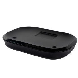Fantana de apa SHAW® PRO V3 cu baterie si senzor inteligent, pompa wireless, sistem filtrare, silentioasa, Negru