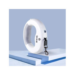 Lesa retractabila cu LED, SHAW, cu suport si o rola saci gunoi, 3 m