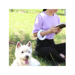 Lesa retractabila cu LED, SHAW, cu suport si o rola saci gunoi, 3 m