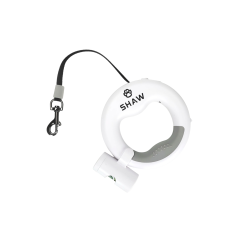 Lesa retractabila cu LED, SHAW, cu suport si o rola saci gunoi, 3 m