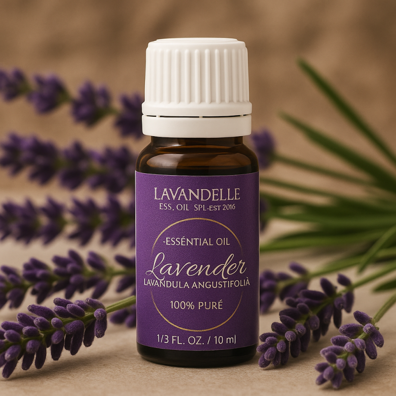 Ulei esential de lavanda, 100% pur, 10ml, produs in Romania