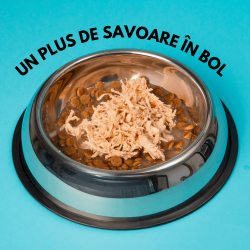 Hrană umedă premium pentru câini SHAW, Piept de Curcan Mărunțit în Supă, hrană completă, fără cereale, 200 g
