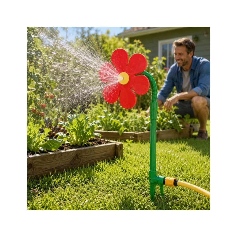 Aspersor de grădină Floare dansatoare pentru gazon, curte și joacă