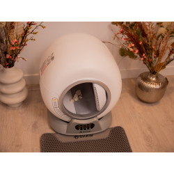 Litiera automata smart SHAW® V2 pentru pisici, auto-curatare, sterilizare, aplicatie mobila, 9L