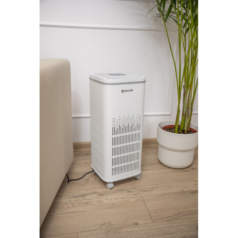 Purificator de aer SHAW®, tehnologie UV, aplicatie mobila, eficient impotriva parului de animale si a mirosurilor neplacute