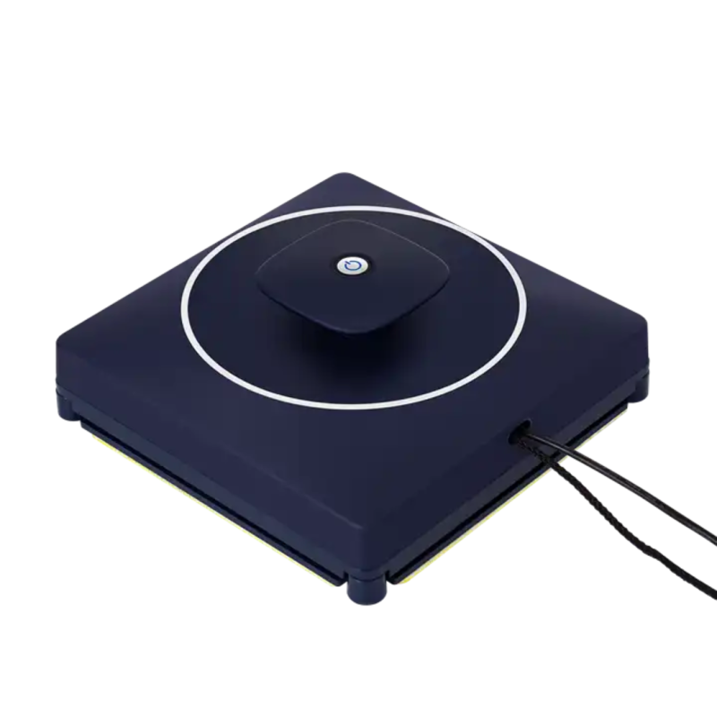 Robot smart de curatare geamuri, Eluxio, Aplicatie mobila, Telecomanda, Rezervor 50ml + Cadou 2 lavete extra