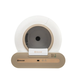 Litiera automata smart SHAW® Plus, pentru pisici, auto-curatare, eliminare mirosuri, aplicatie mobila, 9L