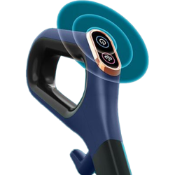 Mop cu aburi electronic Eluxio®, ecran LED, abur 140 grade, 1200W, bleumarin