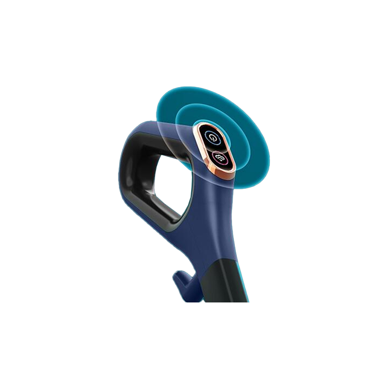 Mop cu aburi electronic Eluxio®, ecran LED, abur 140 grade, 1200W, bleumarin