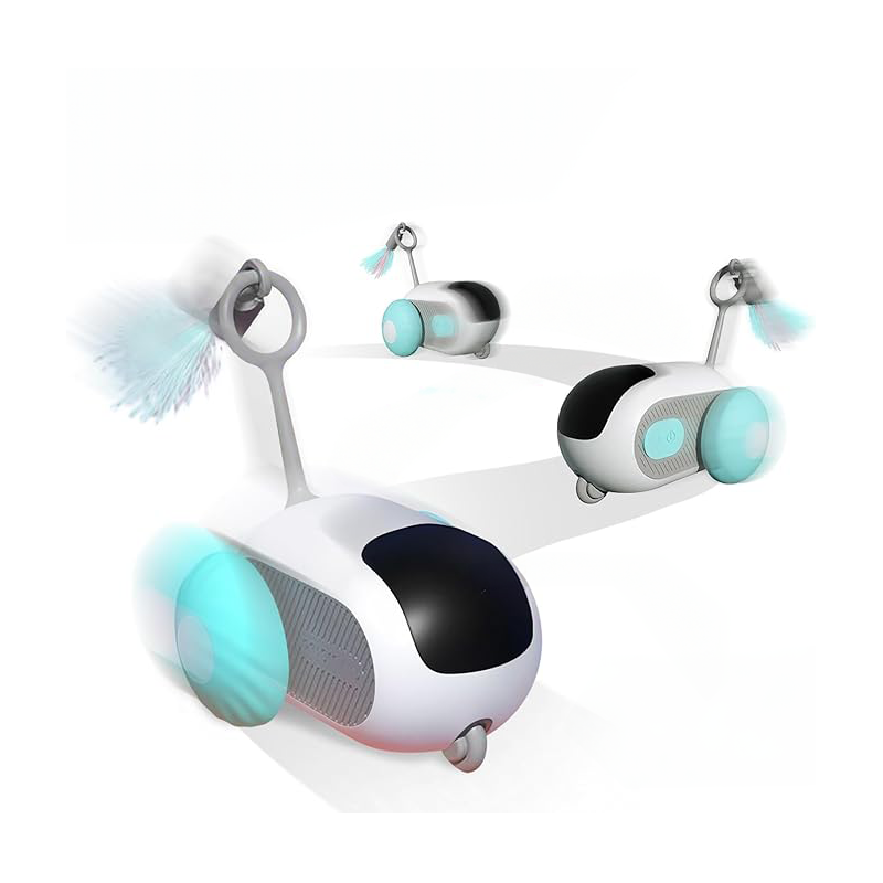 Jucarie pisici tip soricel cu telecomanda, SHAW, incarcare USB, 2 moduri de joaca