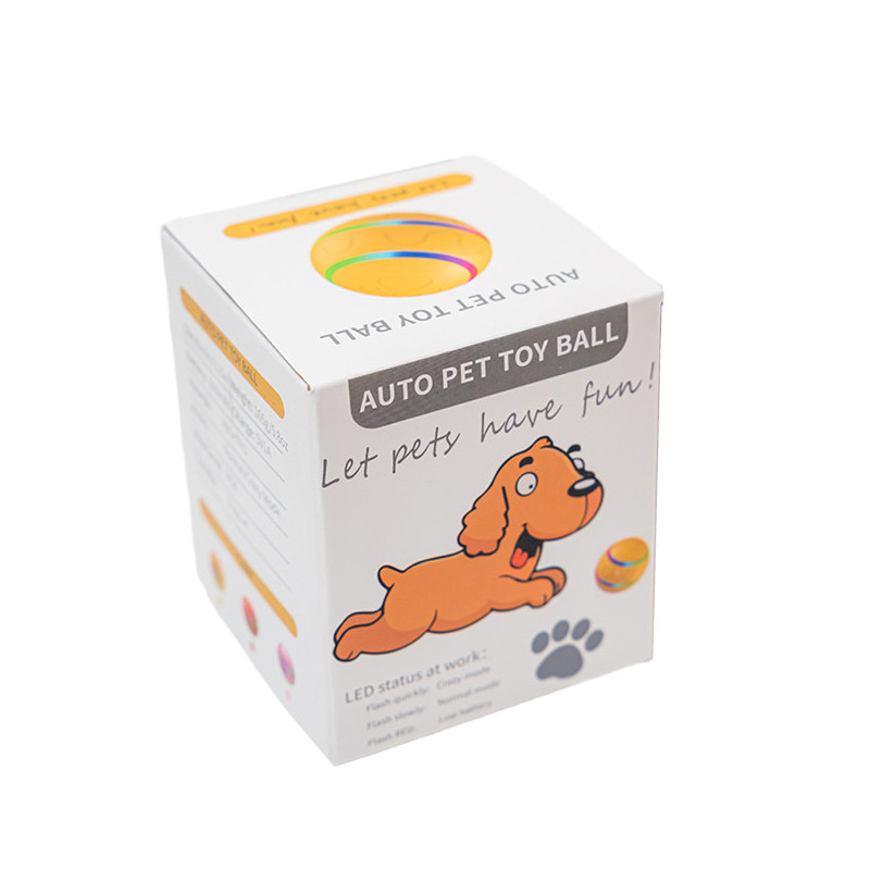 Minge automata interactiva pentru caini, cu baterie, incarcare USB
