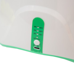 Aruncator automat de mingi tip lansator pentru caini, SHAW, incarcare USB, senzor miscare, 3 mingi incluse