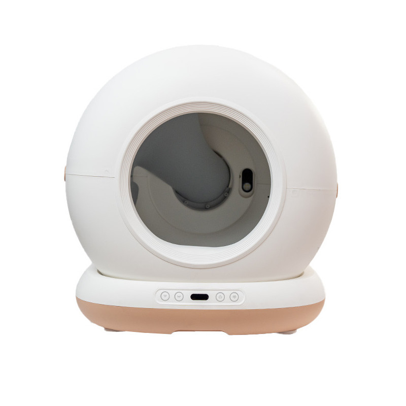 Litiera automata Smart SHAW® PRO pentru pisici, auto-curatare, sterilizare UV, eliminare mirosuri cu odorizant, aplicatie mobila