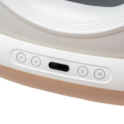 Litiera automata Smart SHAW® PRO pentru pisici, auto-curatare, sterilizare UV, eliminare mirosuri cu odorizant, aplicatie mobila