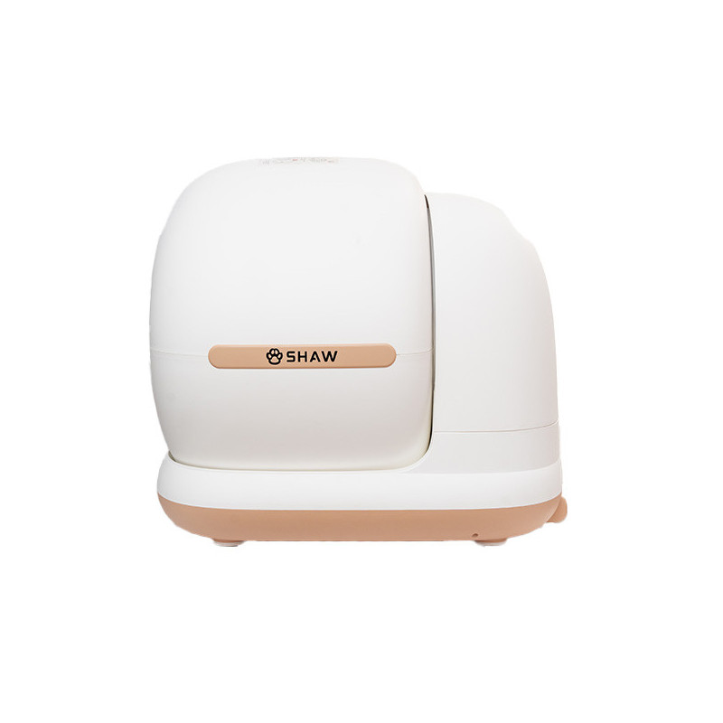 Litiera automata Smart SHAW® PRO pentru pisici, auto-curatare, sterilizare UV, eliminare mirosuri cu odorizant, aplicatie mobila