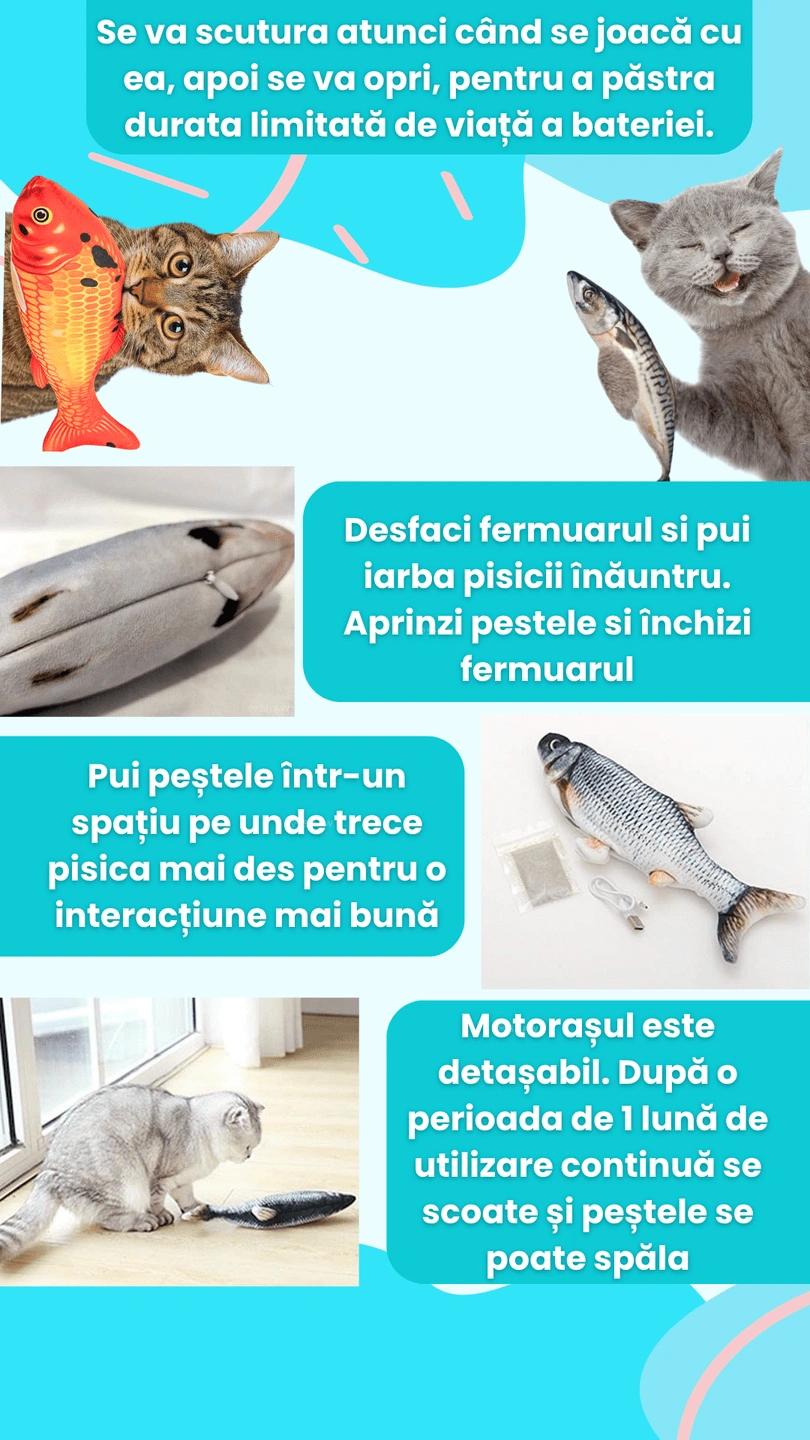 Jucarie pisici peste