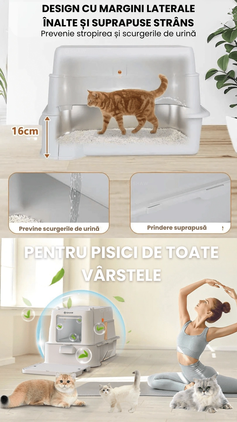 Litiera inox modulara SHAW