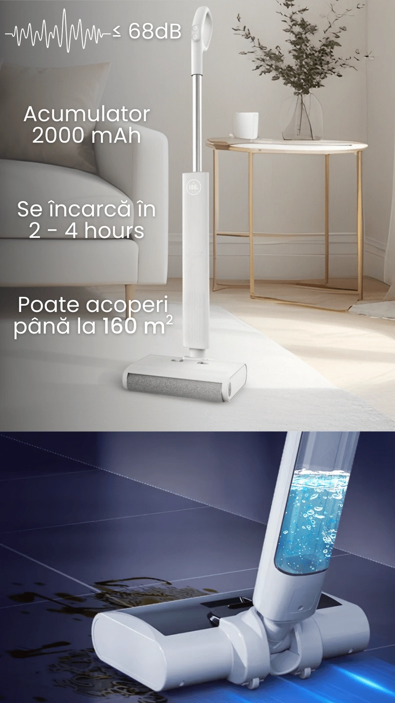 Mop cu aburi portabil Eluxio