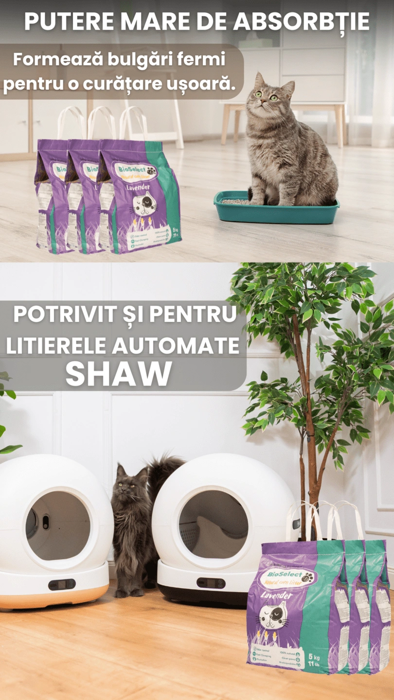 Nisip Biodegradabil pentru litiere
