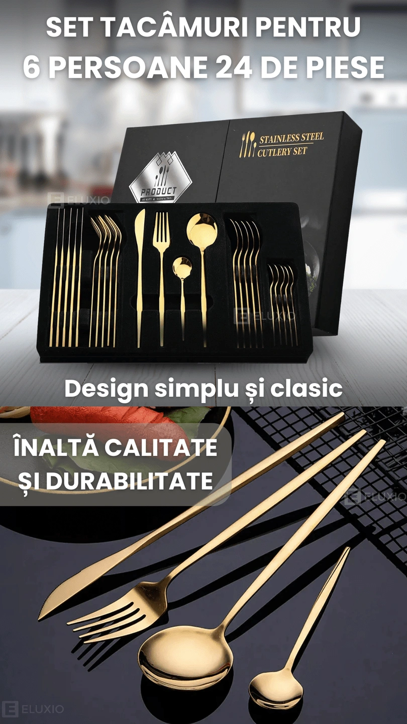 Set 6 cutite gold