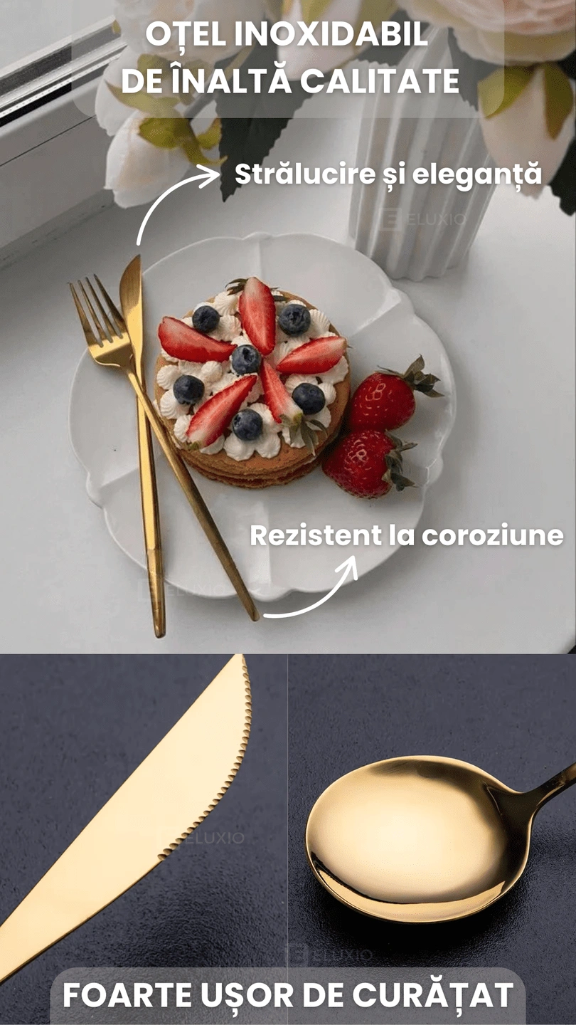 Set 6 cutite gold